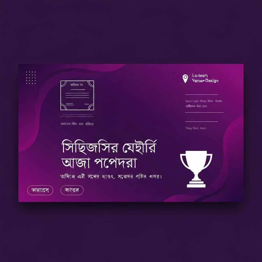 Education achievement banner